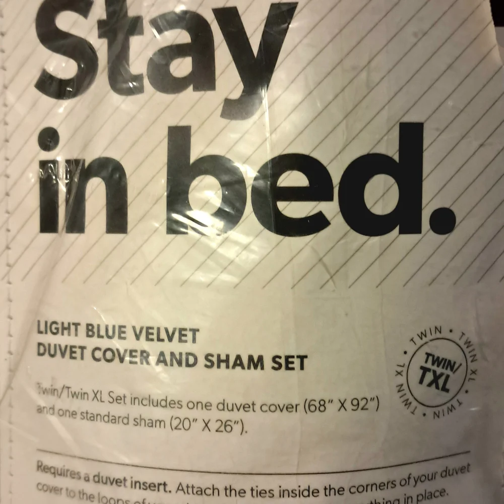 Luxurious Blue Duvet Cover Bedding Set
